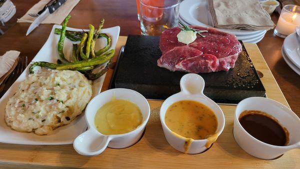 Lava Rock Steak Special