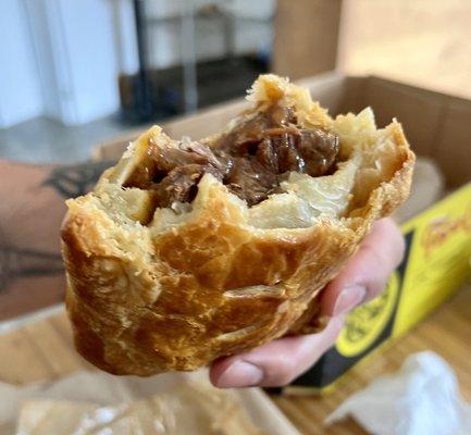 Steak Pie, flaky buttery crust, so good!!