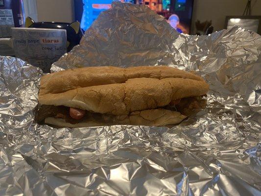 La Chilapeña torta is huge! Delicious too