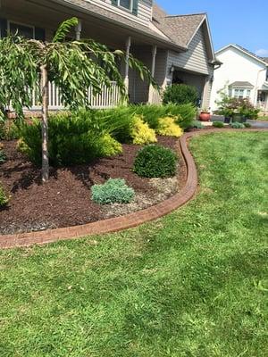 "angle style" curbing