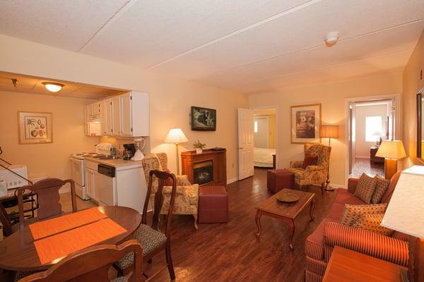 Our maintenance service can revitalize your vacation rental. This featured property has new paint and flooring.