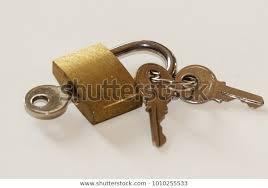 Bronze Lock & Key