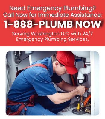1-888-PLUMB NOW - Exclusive Emergency Plumbing Calls