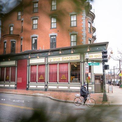 Our exterior on a cool fall day.