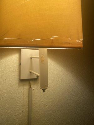 Can't even replace the smoke stained lampshade