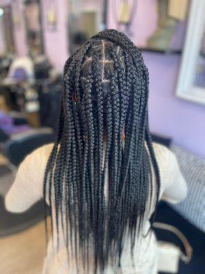 Knotless braids