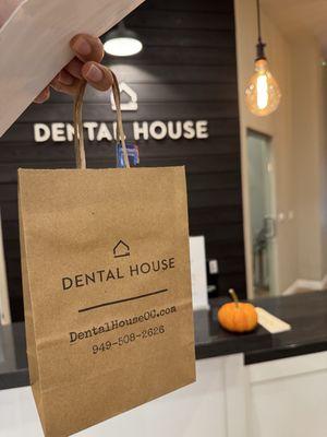 Take home goodie bag!