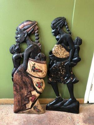 Hand carved African art