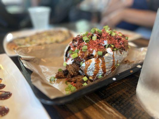 Bbq bacon loaded potato