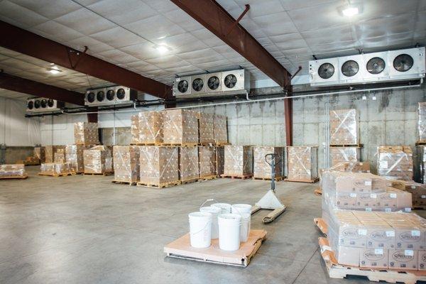 Custom designed cold storage warehouse