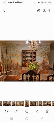 This is a handpainted custom mural painted by Sandra Dee in King's Grant, Fayetteville, NC