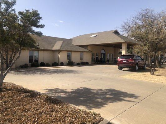 Front door - its in a nursing home