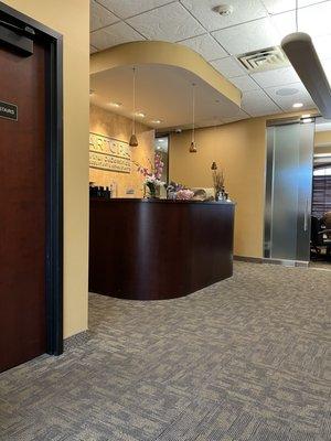 Pleasant waiting area, but you won't wait long. They are very prompt!