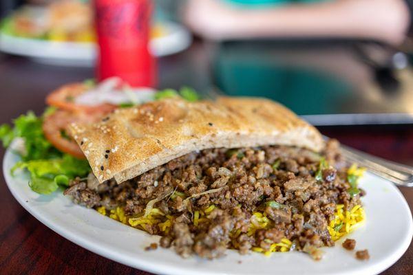 Lamb Over Rice Plate ($11.99)