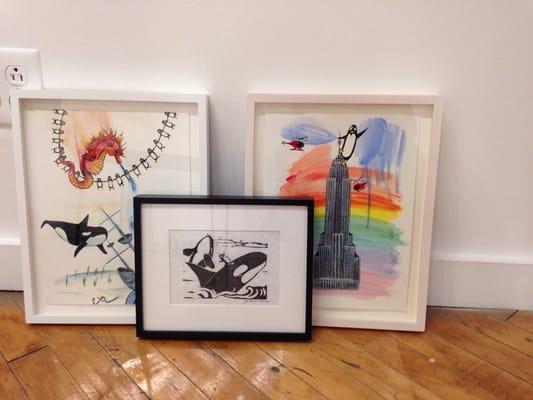 Here are a few they did for a show I am in at Trestle Gallery in Brooklyn thank you Squid Frames