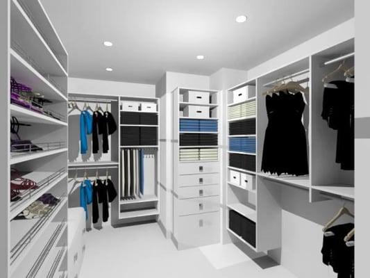 We will deliver the best closet design in south florida , starting from our sketches were you be able to see the closet layou...