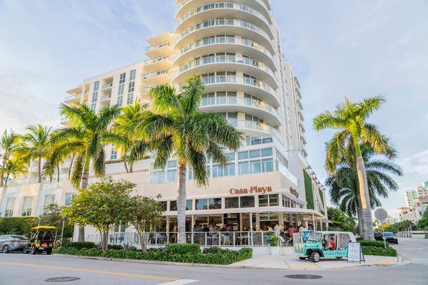 Exterior Corner Sunset Time