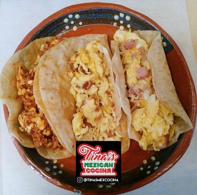 Breakfast tacos from 5:30-2 pm Monday-Saturday