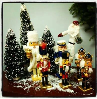 Cute Christmas display displayed every Christmas in the waiting room.