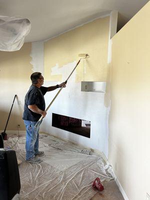 Textured, Primed and painted,