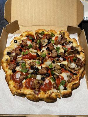 Supremo Deluxe w Black Olives added