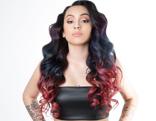 Beauty with a splash of color...