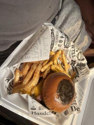 Bbq bacon smash burger