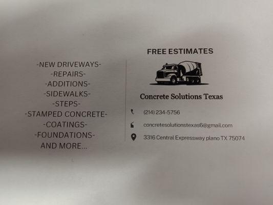 Concrete Solutions Texas