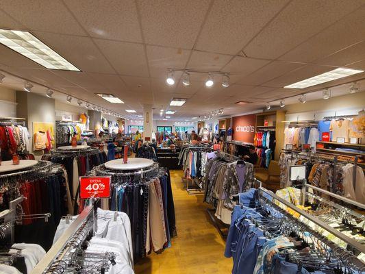 Who can argue with 40% off. Quality clothing keeps my wife happy.