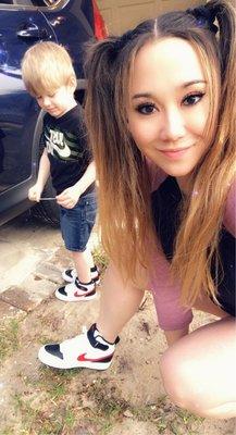 Matching shoes from Rack Room