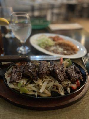 Skirt steak fajitas! Delicious