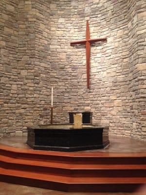 Baptismal font.