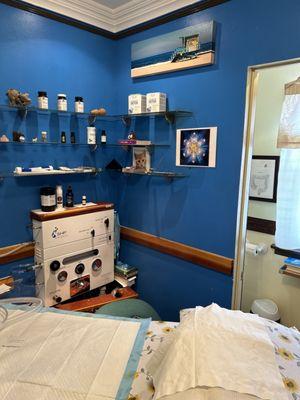 Colon Hydro-Therapy room with private bathroom