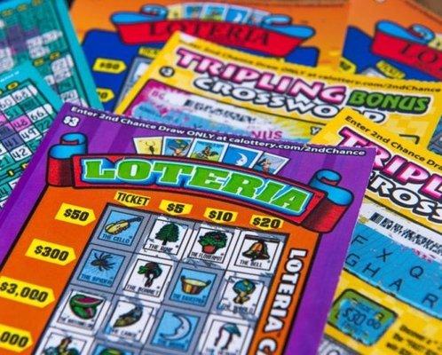 They have scratchers. Winners walking in everyday