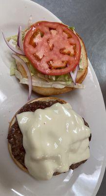 Swiss Mushroom Burger