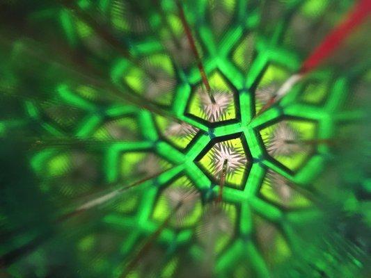 A View Inside A Kaleidoscope we made.