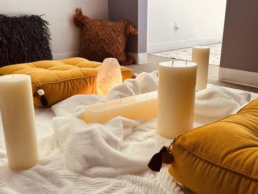 Mediation Room for chakra balancing and healing