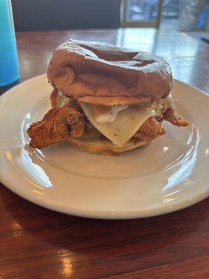 Nashville chicken sandwich