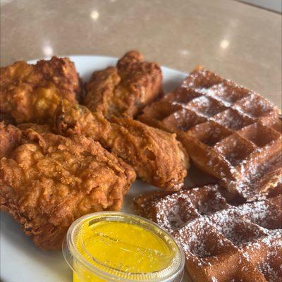 Chicken And Waffles Is Great!