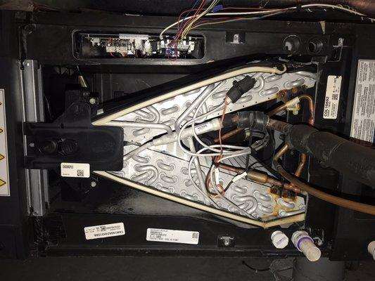 Replacement of a leaking indoor coil on a Trane HVAC System