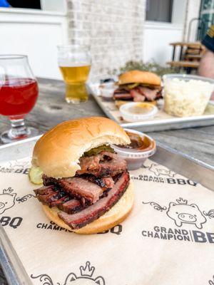 Brisket sandwich