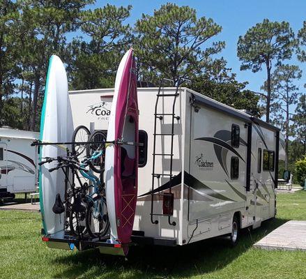 RV Kayak Racks