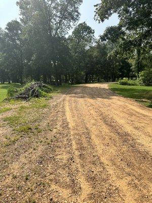 Walking on a dirt road in this park.... Truthfully speaking.... I'm not sure how safe this park is