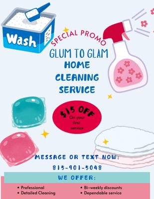 Glum To Glam Cleanings
