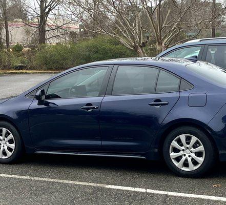 Triangle Window Tinting