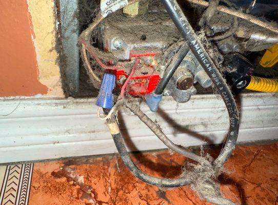 Bad thermo pile and gas valve