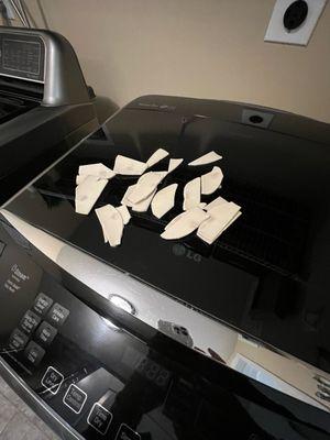 plastic pieces that just appeared in my vent