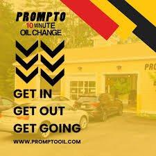 Prompto 10 minute oil change