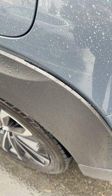 Not sitting flush to vehicle