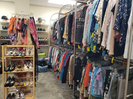 More shoes and women's clothing